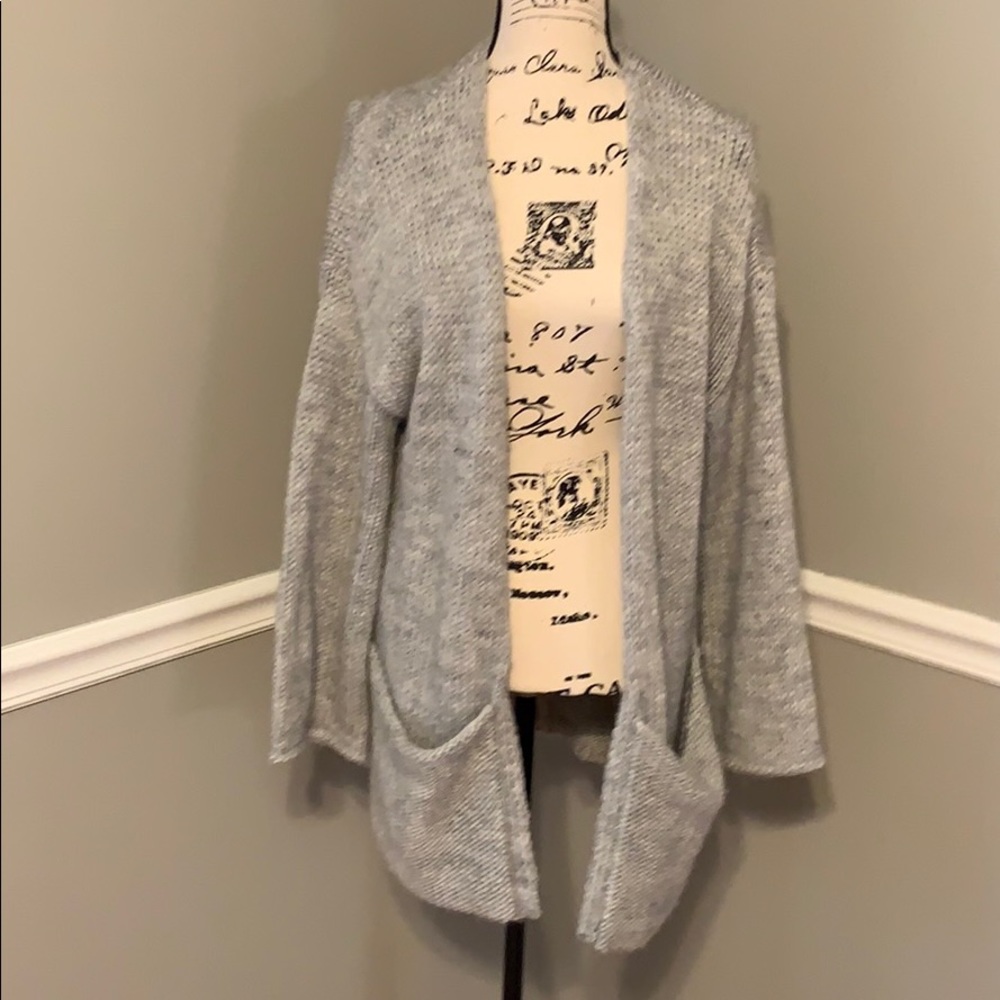 Grey cardigan